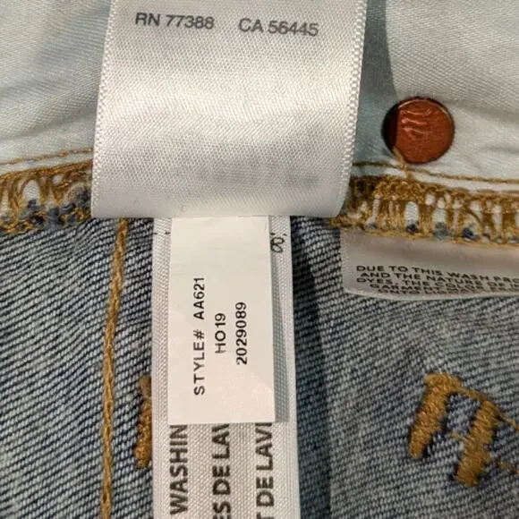 Madewell Curvy High Rise Skinny EUC Size 24  J680 - Picture 9 of 10